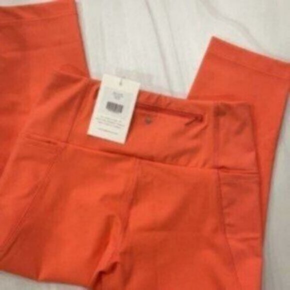 Everybody & Everyone Women's Orange Eco Friendly Magic Crop Pant Leggings Size S - Picture 6 of 8